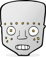 cartoon robot hoofd png