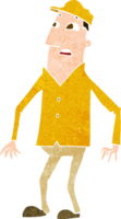 homem chocado dos desenhos animados png