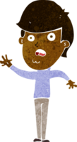 cartoon unhappy boy png