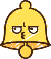 dibujo de tiza de campana png