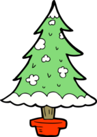 arbol de navidad de dibujos animados png