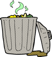 cartoon garbage can png