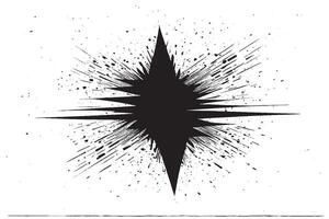 monocromo negro agudo gráficos Arte textura en blanco antecedentes para antecedentes textura vector