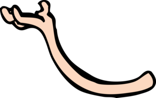 Cartoon-Arm hält png