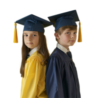 Back to school, Children portrait on transparent background png