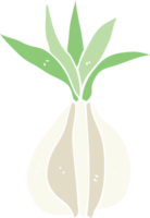 flat color style cartoon onion png
