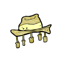 cartoon hat with corks png