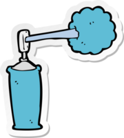 sticker of a cartoon spray can png