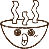 Hot Soup Charcoal Drawing png