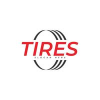 Tire logo simple design vector