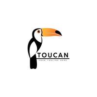 Toucan bird art logo icon symbol design illustration inspiration vector
