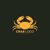 Logo Crab Template Design vector