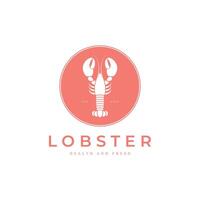 Lobster logo icon template vector