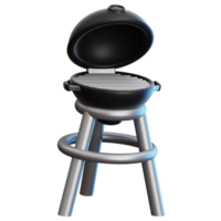 un barbecue gril 3d illustration pour la toile, application, infographie, etc png