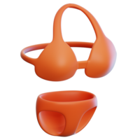 bikini 3d illustratie voor web, app, infografisch, enz png