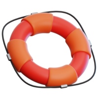 Rettungsschwimmer 3d Illustration zum Netz, Anwendung, Infografik, usw png