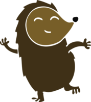 Cartoon-Doodle tanzender Igel png