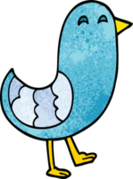 desenho animado pássaro azul png