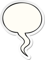 desenho animado discurso bolha adesivo com discurso bolha adesivo png