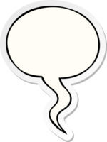 cartoon speech bubble sticker with speech bubble sticker png