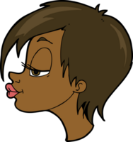 cartoon pretty woman png