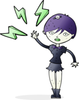 cartoon halloween vampire girl png