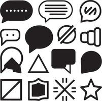 illustrator image icon design free a-clean-and-minimalist-collection-of-vector-black design vector