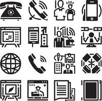 ilustrador imagen icono diseño gratis una-colección-limpia-y-minimalista-de-vectores-negros diseño vector