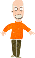 cartoon annoyed old man png