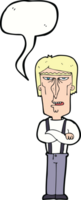 cartoon angry man with speech bubble png