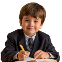 Back to school, Children portrait on transparent background png