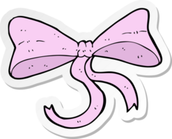 sticker of a cartoon bow png