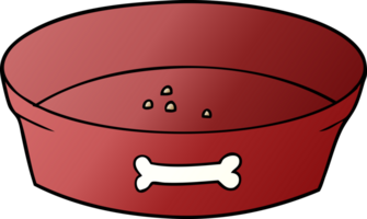 cartoon empty dog food bowl png