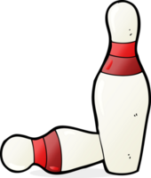 quilles de bowling à dix quilles de dessin animé png