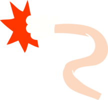 dessin animé doodle gestes de la main png