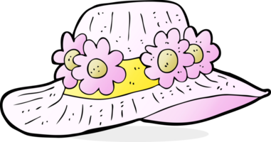 cartoon summer hat png