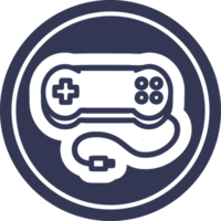 consola juego controlador circular icono símbolo png