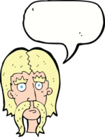cartoon man with long mustache with speech bubble png
