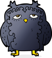 cartoon wise old owl png