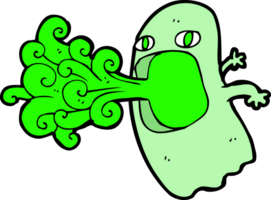 fantasma de divertidos dibujos animados png