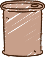 desenho de giz de barril de óleo png