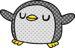 Karikatur Illustration kawaii von ein süß Pinguin png