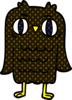 cartoon doodle owl png