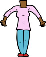 cartoon female body add photos or mix and match cartoons png