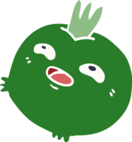 vegetal de raiz feliz doodle dos desenhos animados png