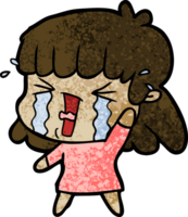 cartoon woman in tears png