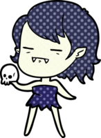 cartoon undead vampire girl png