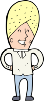 cartoon happy man png