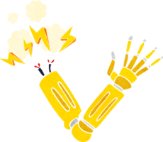 cartoon robot arm png