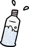 bouteille d'eau de dessin animé png